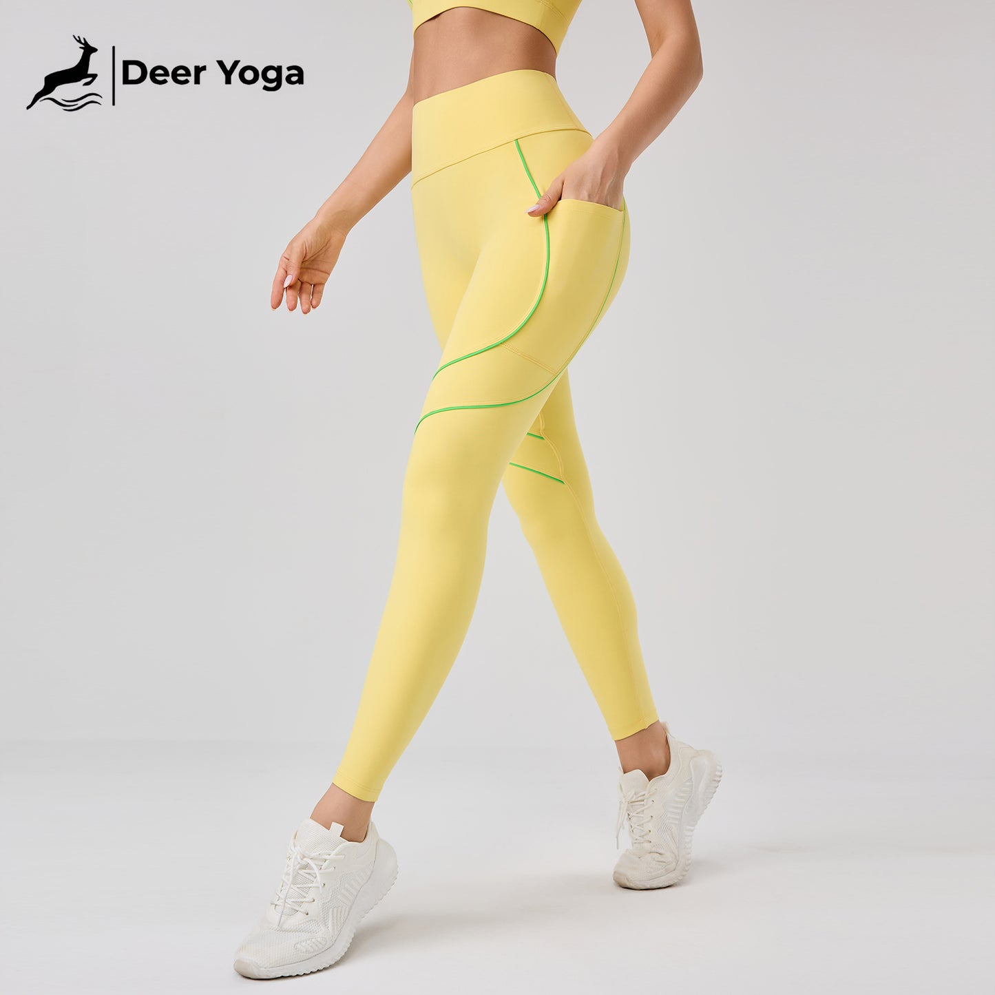 Deer Yoga Women's Sleeveless Sportswear Set