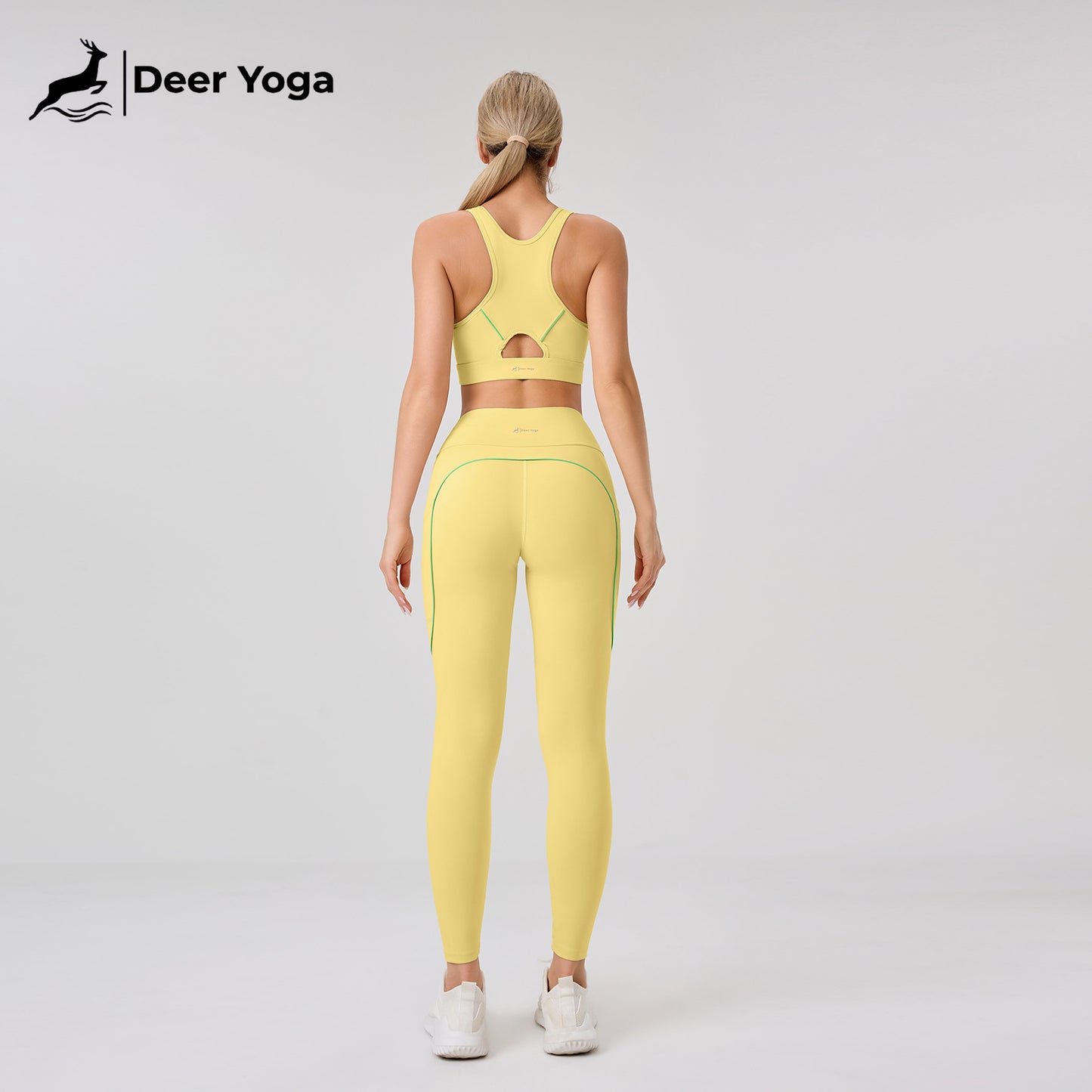 Deer Yoga Women's Sleeveless Sportswear Set