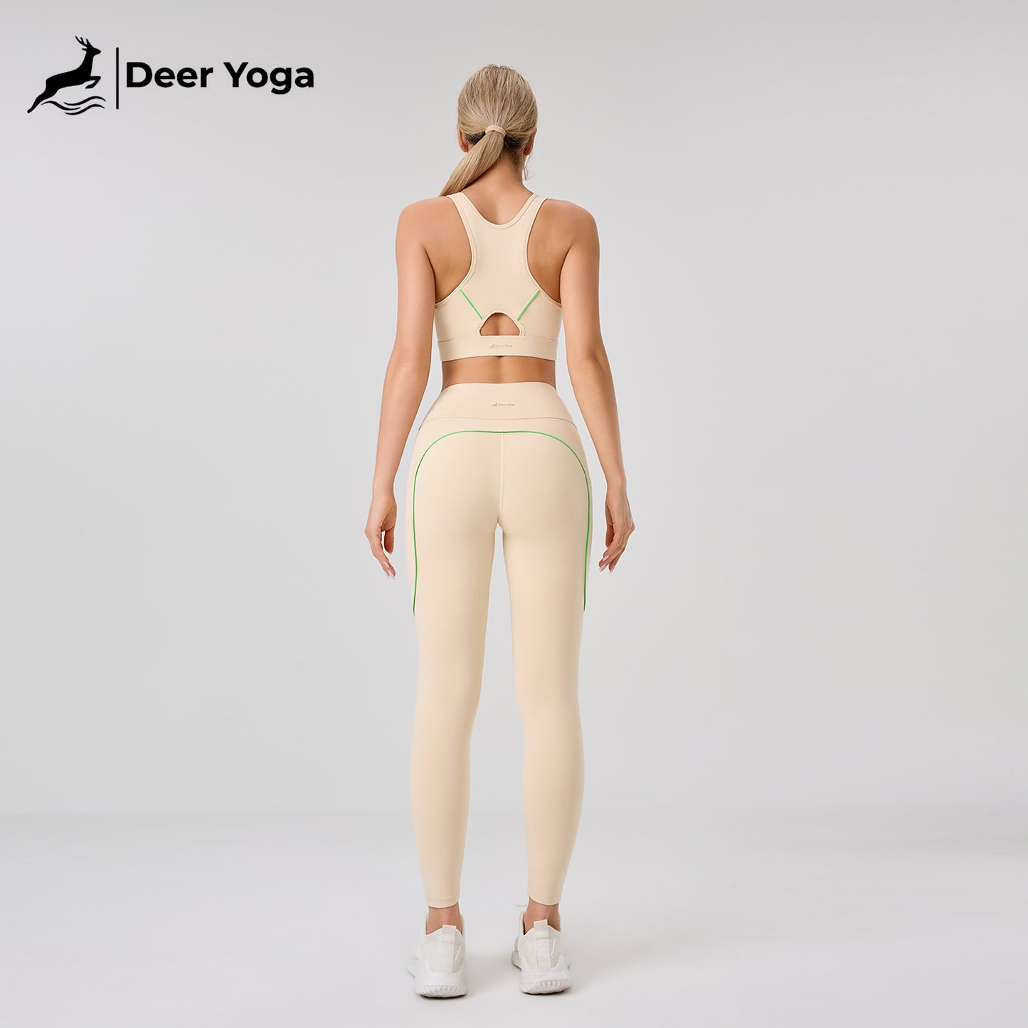 Deer Yoga Women's Sleeveless Sportswear Set