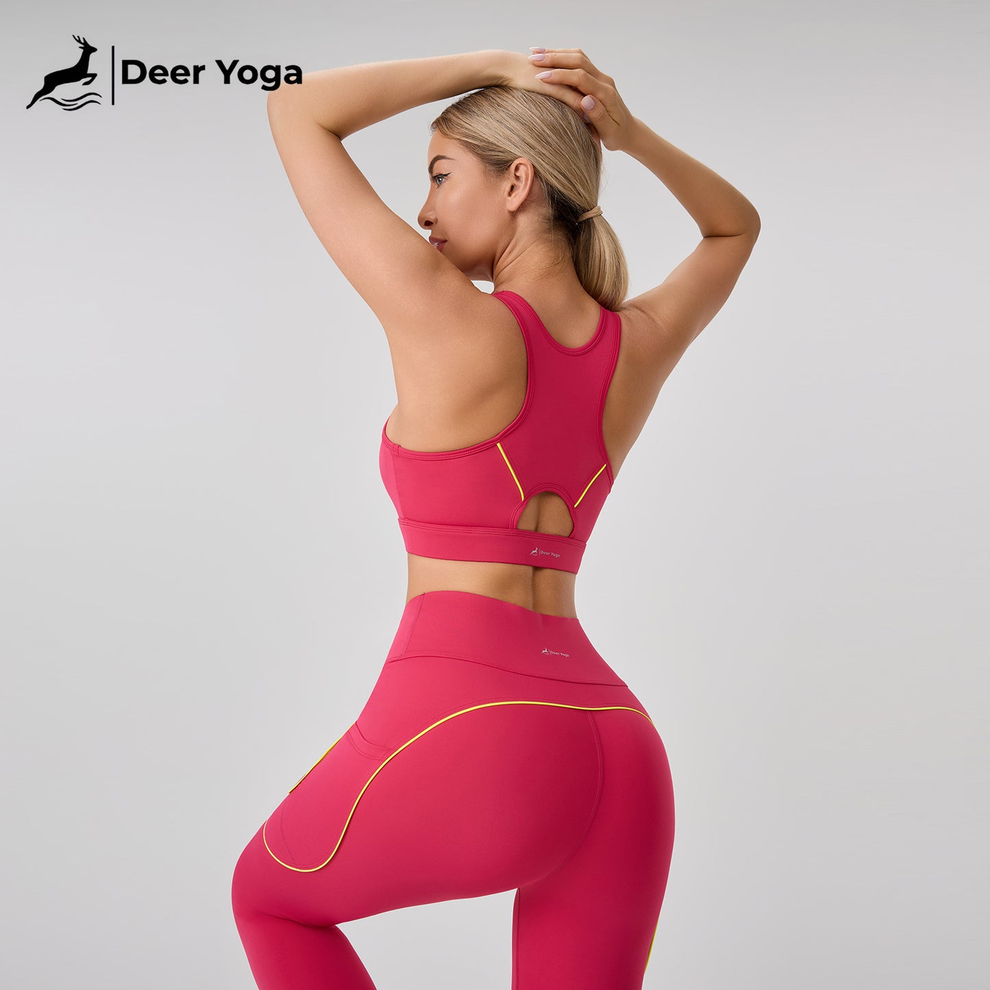 Deer Yoga Women's Sleeveless Sportswear Set