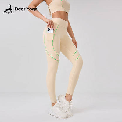 Deer Yoga Women's Sleeveless Sportswear Set